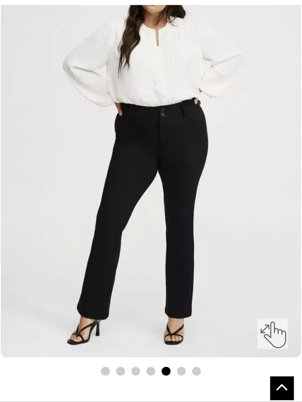 Torrid Black Trouser Bootcut Ponte Pant